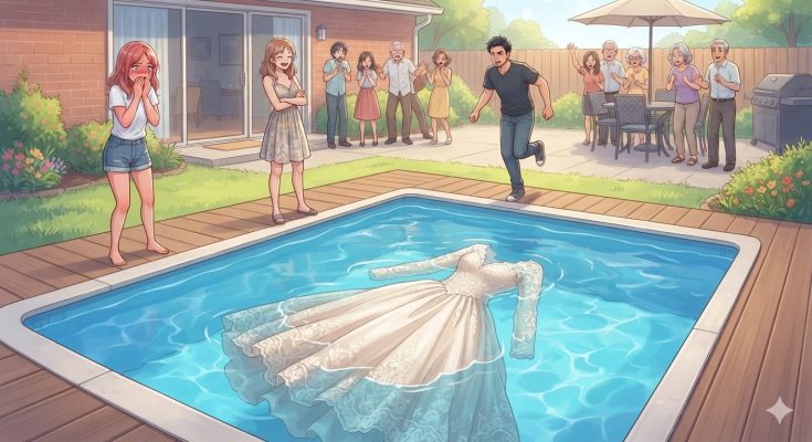 Five days before our wedding ceremony, I heard my wife screaming in my parents’ Austin, Texas backyard. When I ran outside…………