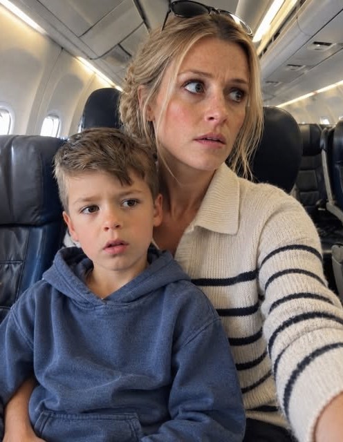 My Son and I Secretly Boarded My Pilot Husband’s Flight to Surprise Him — Then His Announcement Over the Speakers Wiped the Smiles Off Both Our Faces  