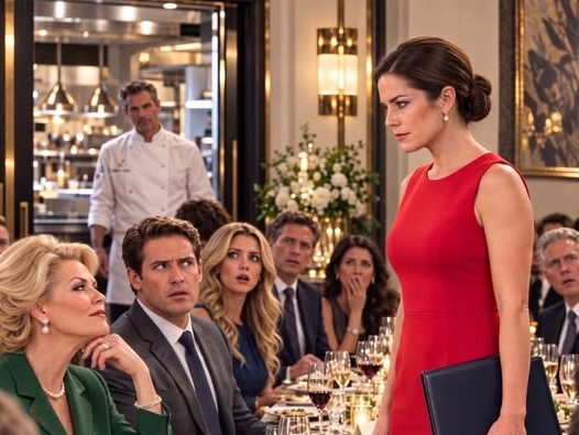 My mother-in-law arranged a dinner at an exclusive restaurant, but when I arrived there was no seat reserved for me; she smirked: “Maybe a budget place suits you better!”  