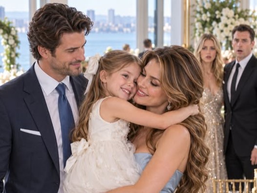 Five Years After Our Divorce, My Ex-Husband Spotted Me at a Wedding and Smirked, “Leaving You Was the Best Decision I Ever Made.” I Didn’t Try to Defend Myself. I Just Smiled. Thirty Seconds Later, a 6-Year-Old Girl Ran Across the Ballroom, Threw Her Arms Around Me, and Cried, “Mom!  