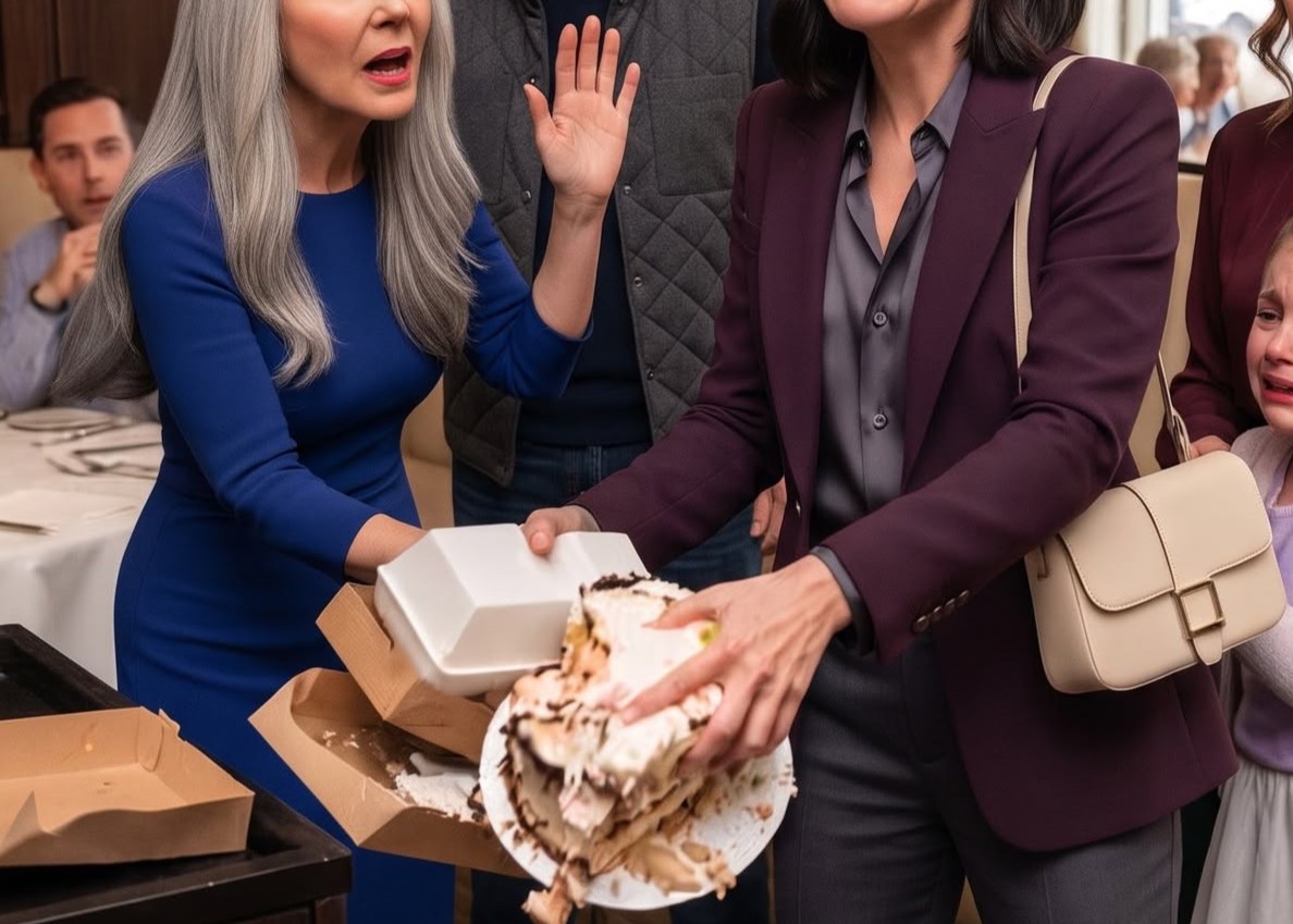 My MIL packed up most of the dinner I paid for, then lifted her hand toward me when I asked her to stop. I threw away the remaining food, took my daughter, and walked out. The very next morning, a bank called asking me to guarantee a loan for my husband’s sister.  