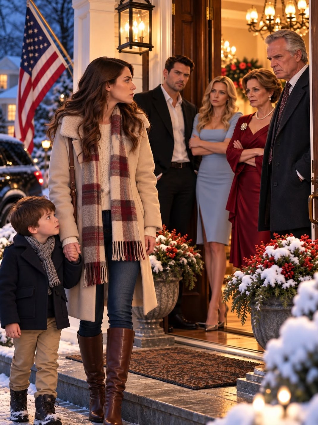 On Thanksgiving, My Parents Told Me and My 4-Year-Old Son to Leave and Never Return. I Quietly Walked Into the Snow Without Arguing—But Two Hours Later, Their Doorbell Rang, and an Attorney Arrived Holding a Manila Folder With My Father’s Signature That Changed Everything They Thought They Owned.  