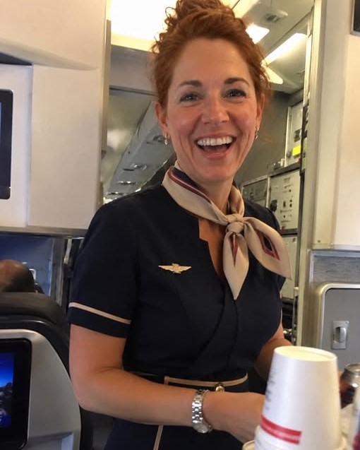 My flight attendant wife had to work on our anniversary, so I secretly booked a seat on the same flight to surprise her, but then the pilot made an announcement that left me completely frozen.  