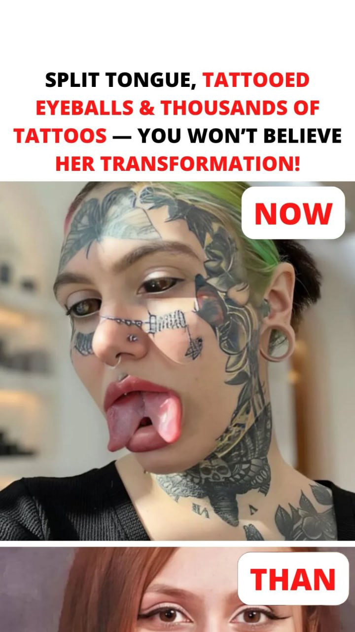 I’ve spent £52k on body modifications & split my tongue – trolls call me a ‘demon’ & are stunned by my before pics