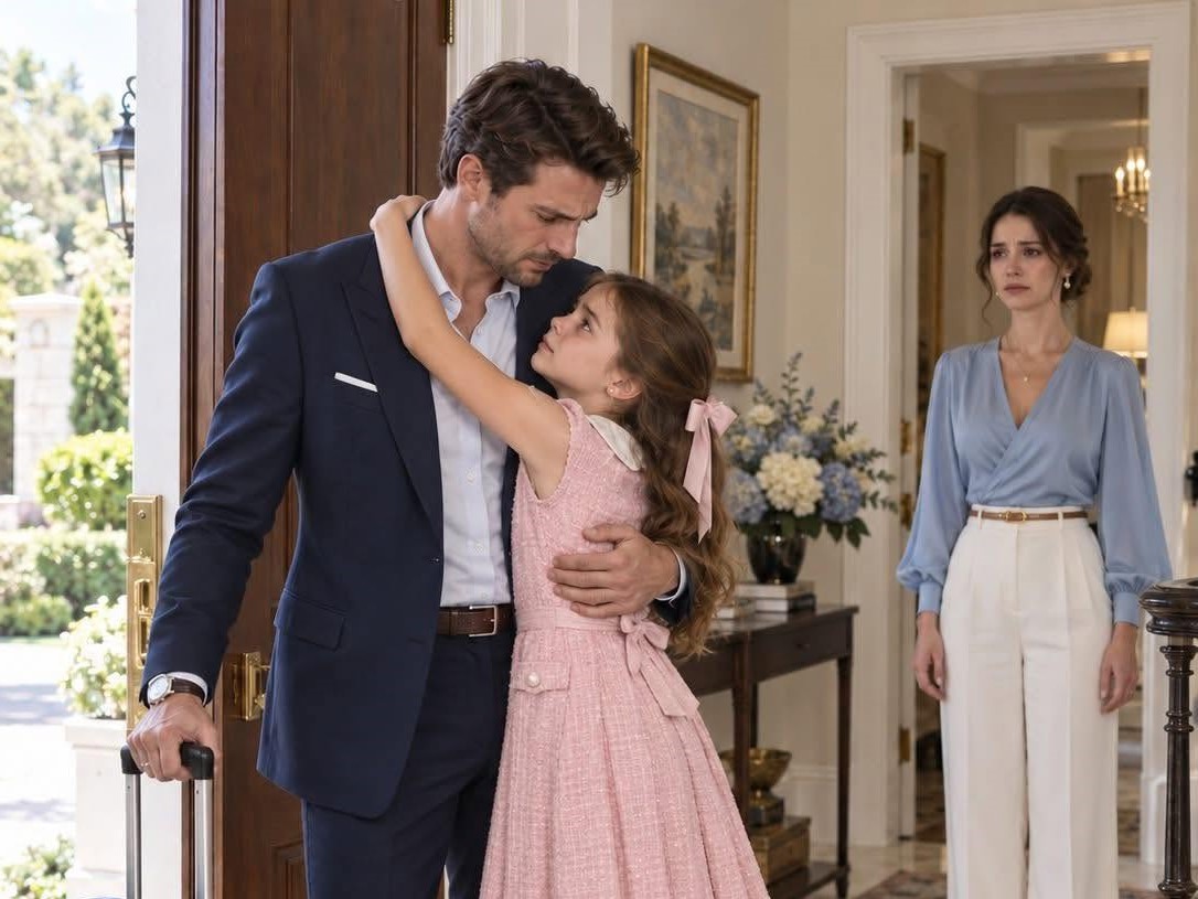 Fifteen minutes before leaving for the airport, my 6-year-old daughter clung to my neck and whispered: “When you travel, mom puts drops in my juice and then films me.”  