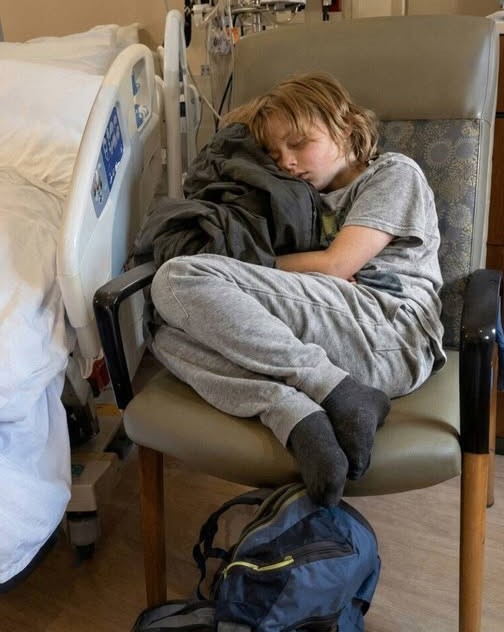 I Woke up from a Coma and Found My 9-Year-Old Grandson Sleeping Beside My Hospital Bed – He Hugged Me and Whispered, ‘Granny, Next Time Aunt Comes, Pretend You’re Still Asleep. Then You’ll Understand Why I Haven’t Left You’   