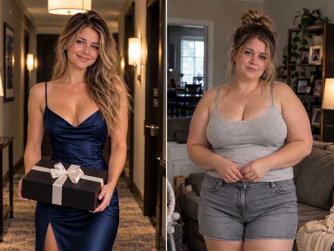 My Husband Told Me to Lose Weight After Giving Birth or He’d ‘Have No Choice but to Leave’ – After I Lost 85 Pounds, the ‘Romantic Hotel Night’ I Planned Made Him Go Pale  