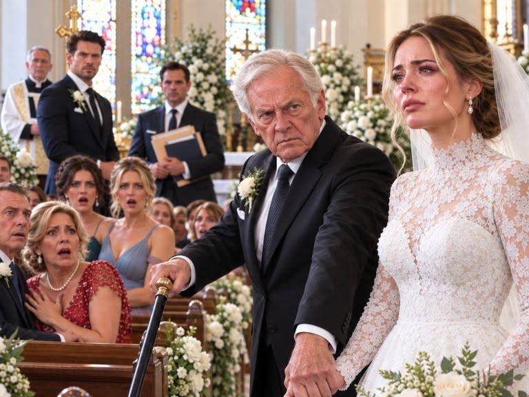 MY MOM WALKED BOTH MY SISTERS DOWN THE AISLE. TWICE. BUT AT MY WEDDING, SHE SAID: “I REFUSE TO WALK MY GREATEST REGRET TO THE ALTAR.” SO MY 81-YEAR-OLD GRANDPA TOOK HER PLACE.  