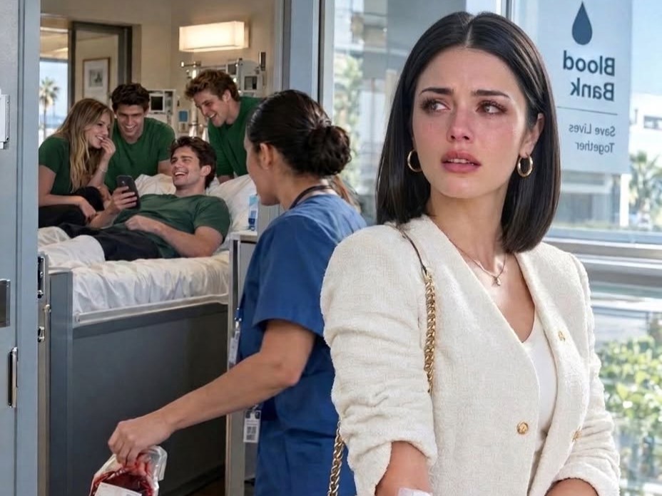 I donated bl00d to save my boyfriend after his friends told me he had been in a serious ac:cid:ent. As I was leaving the hospital, I heard someone behind a door say, “I can’t believe she fell for it again.”  