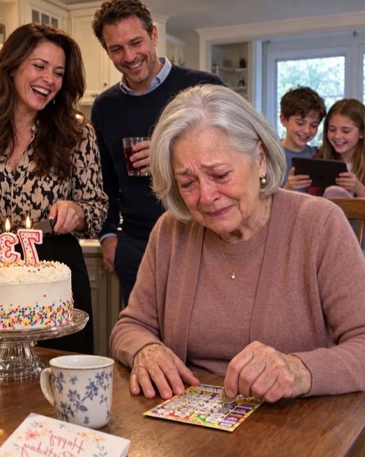 My daughter-in-law laughed when she gave me a $2 scratch-off for my 73rd birthday. 10 months later, my own son shoved a senior living brochure in front of me and said, “We already picked your room.” They thought I was too old to fight back. They had no idea what I had been hiding.  
