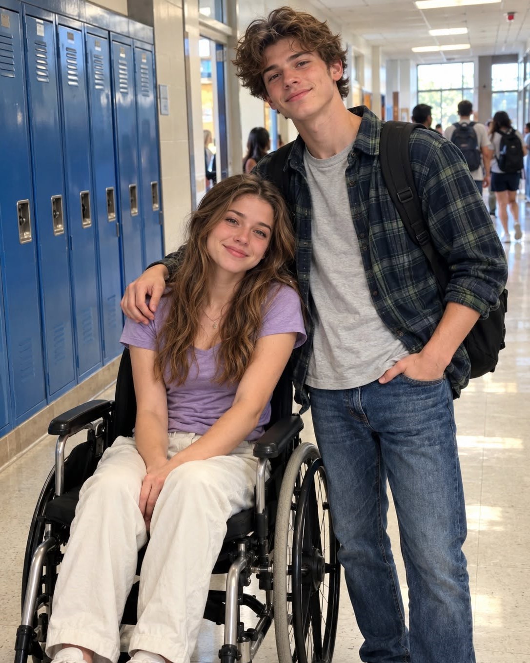 My thirteen-year-old son sold his prized electric guitar to buy a specialized wheelchair for a girl in his class… but early the next morning, two armed police officers showed up at our front door. And what they revealed left me completely paralyzed.  