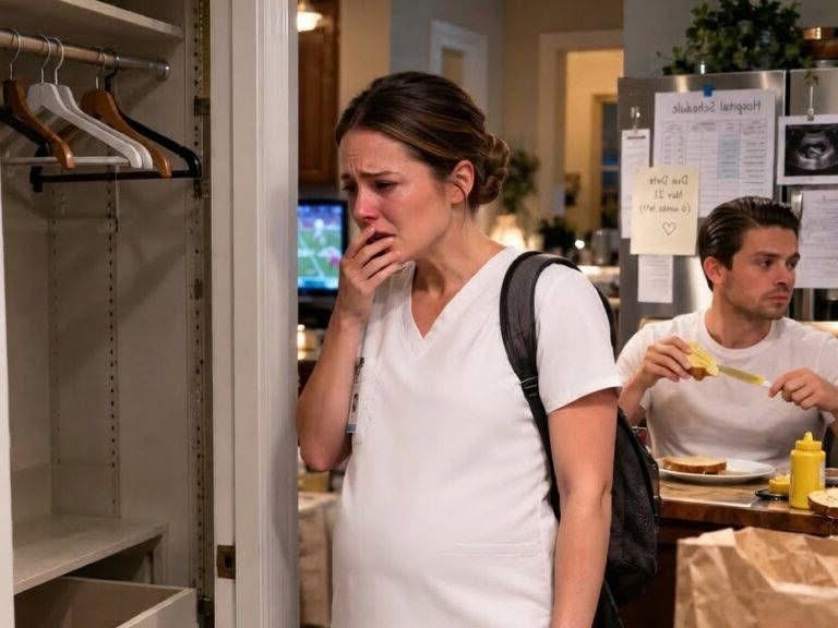 My husband gave away every maternity dress I owned while I was at work. When I asked what I was supposed to wear, he kept spreading mustard on his sandwich.  
