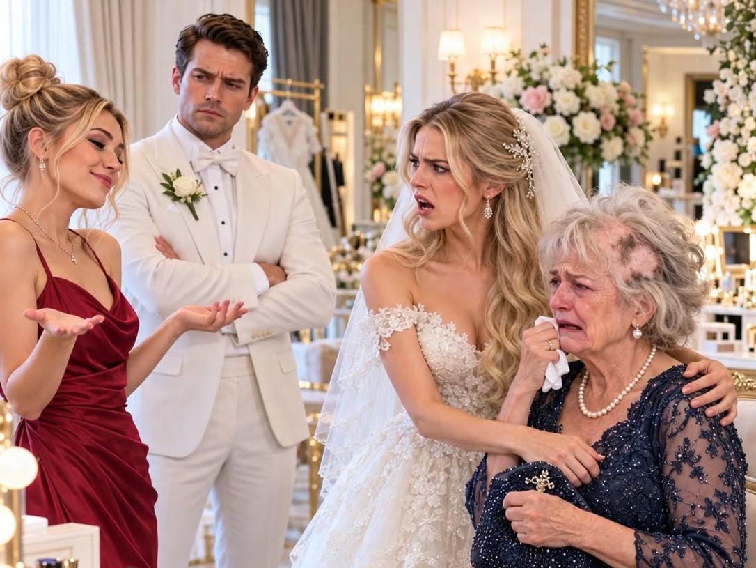 Two Hours Before My Wedding, My Mother Returned From the Hair Salon in Tears, Her Beloved Hair Ruined After Thirty Years. My Fiancé Defended His Childhood Friend Instead of Her. Then My Wedding Dress Was Ruined Too. I Canceled Everything—But That Night, I Discovered an Even More Shocking Secret.  