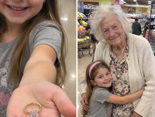 My 7-year-old granddaughter found a diamond ring at the grocery store and returned it to the woman who lost it. The next morning, a stranger appeared at our doorstep, looking shaken, and said, “You need to see something. Right now!”  