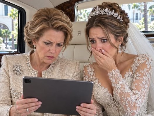 On my wedding day, my mother called me in a panic: “Don’t open the door! Get out through the back!” I thought she was overreacting until I checked the security camera and saw my fiancé with his pregnant mistress and three men who planned to force me to sign an $18 million debt.  