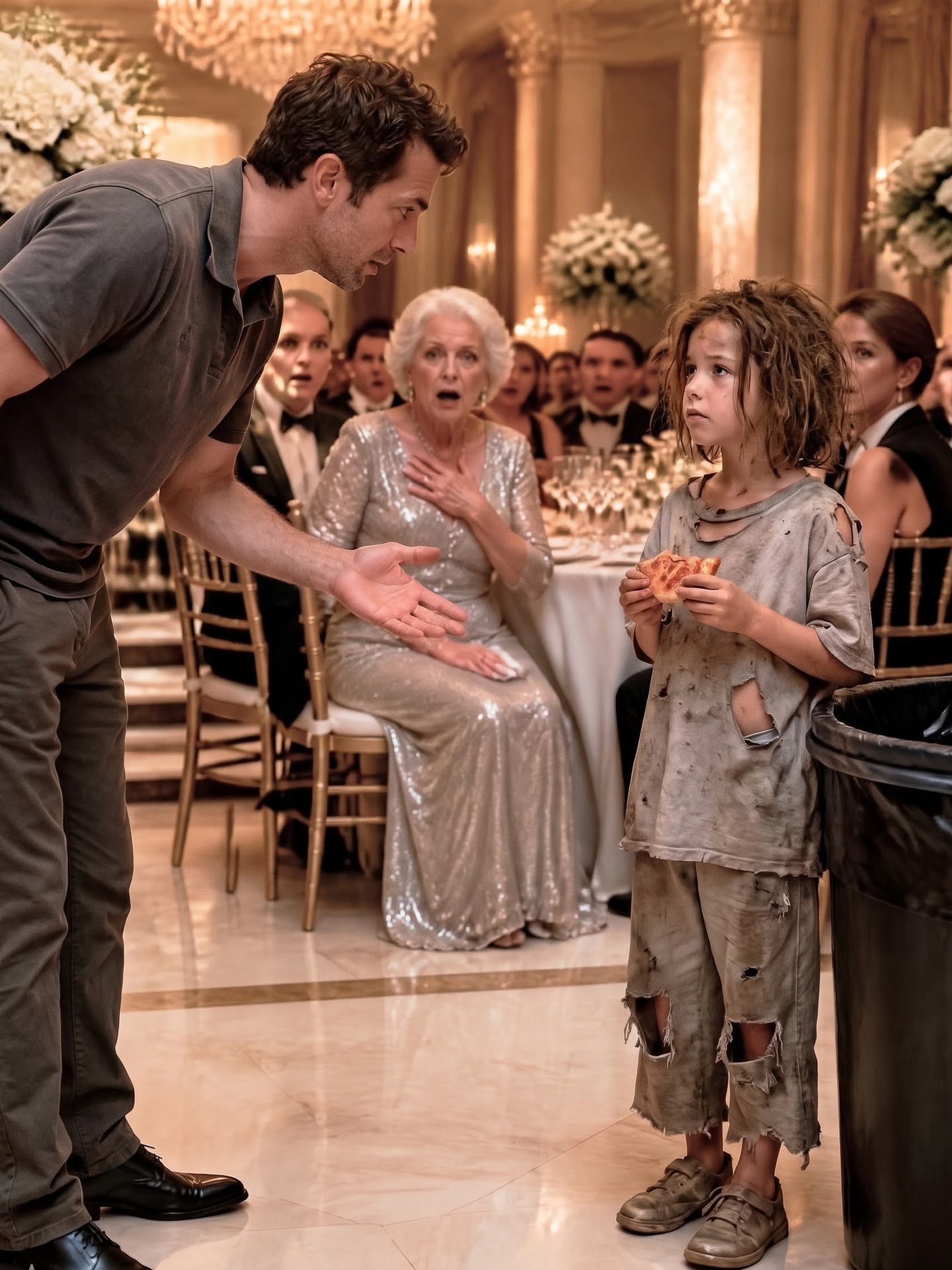 My mother was celebrating her 70th birthday with a lavish banquet when I found my own daughter starving, digging through the trash for food. “I send you 150,000 pesos every month! Why is my daughter living like this?”  