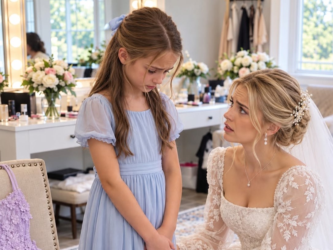 An hour before my wedding, my eleven-year-old daughter changed out of the lavender dress we’d chosen together and whispered, “It’s alright, Mom. You deserve a happy family.”  